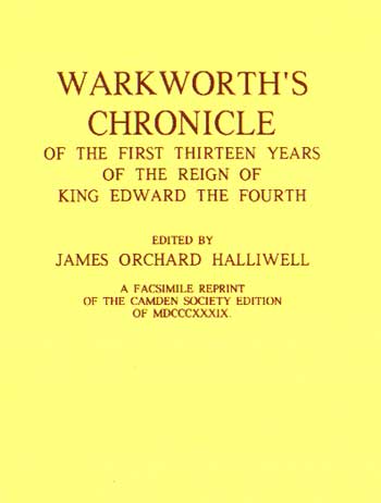 Warkworth's Chronicle