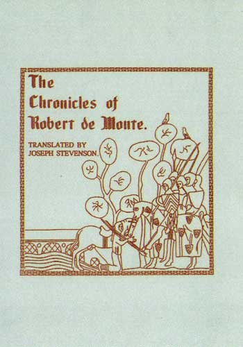 The Chronicle of Robert De Monte