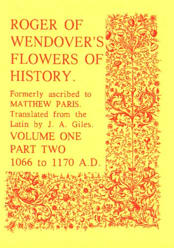 Roger of Wendover's Flowers of History Volume 1: Part 2: 106