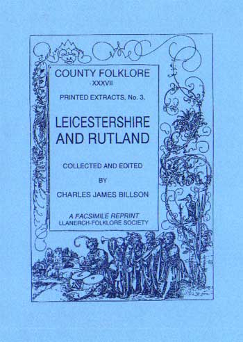 UNAVAILABLE - County Folklore: Leicestershire & Rutland